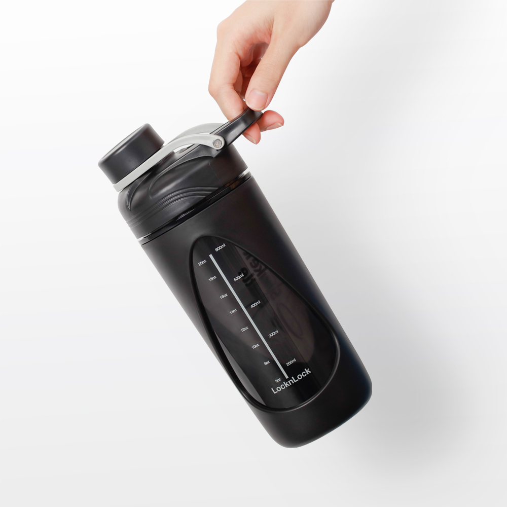 Bình Lắc Locknlock Balance Shake It Bottle 800ml - 2 Màu (Đen, Trắng) - HAP949, , large image number 4